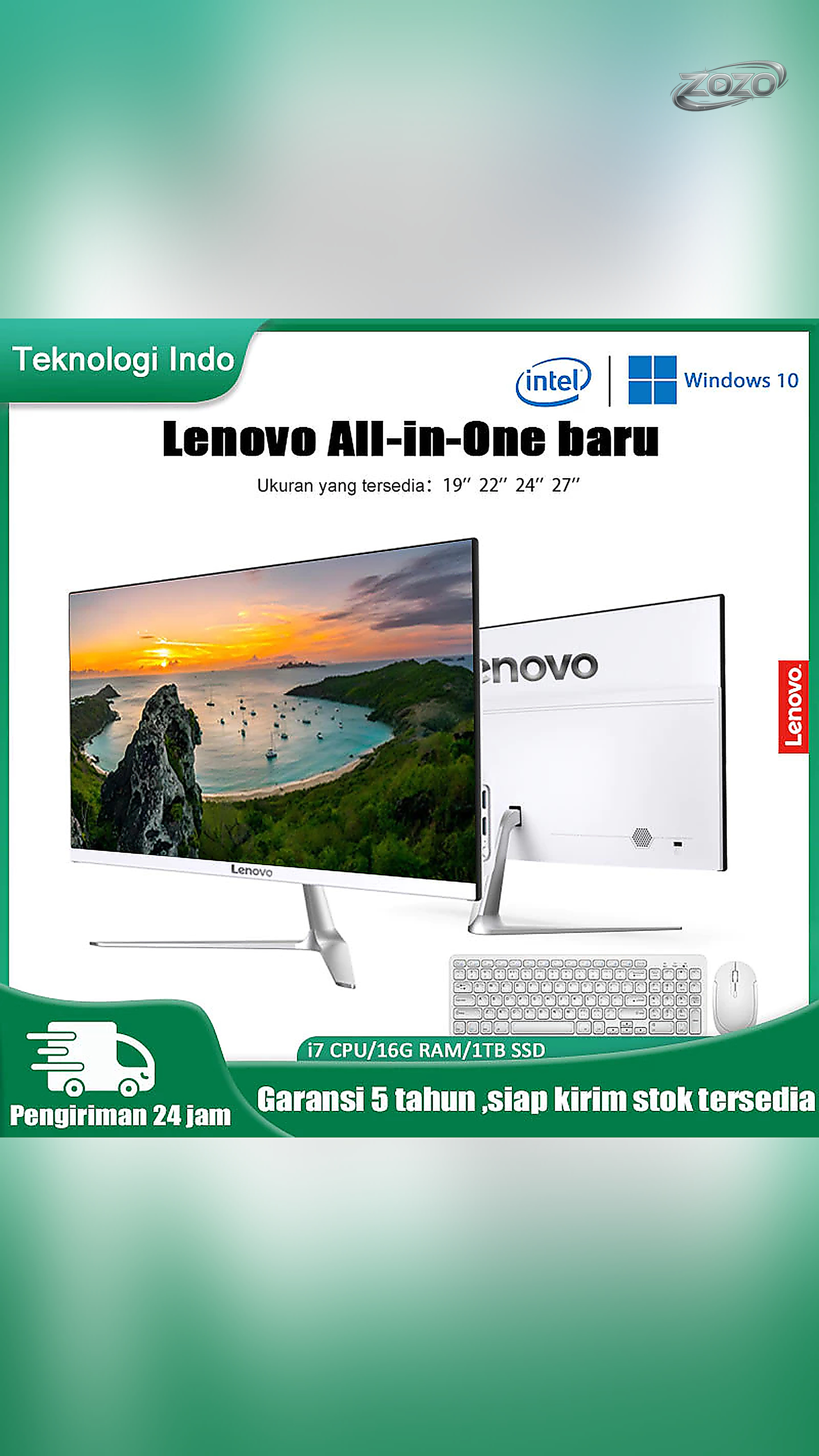 PC All-in-One Lenovo Komputer